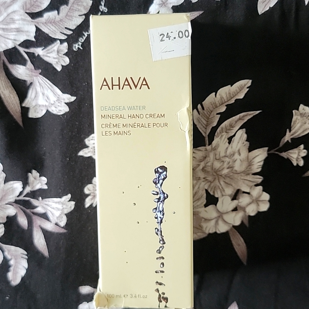 AHAVA Mineral  Hand Cream 3.4 fl.oz. FULL size